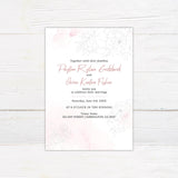 Rosy Watercolor Invitations - goprintplus