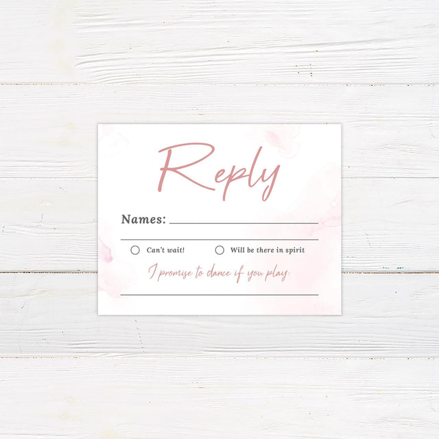 Rosy Watercolor RSVP - goprintplus