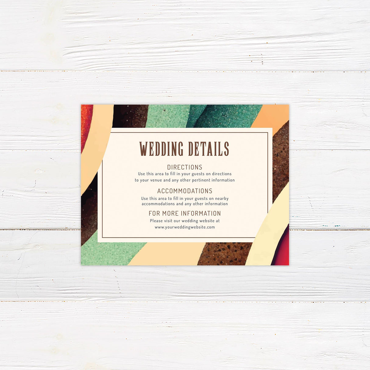 Rustic Decade Details Card - goprintplus