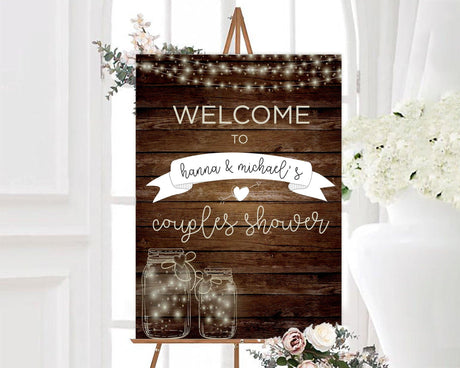 Rustic Lights Invitation - goprintplus