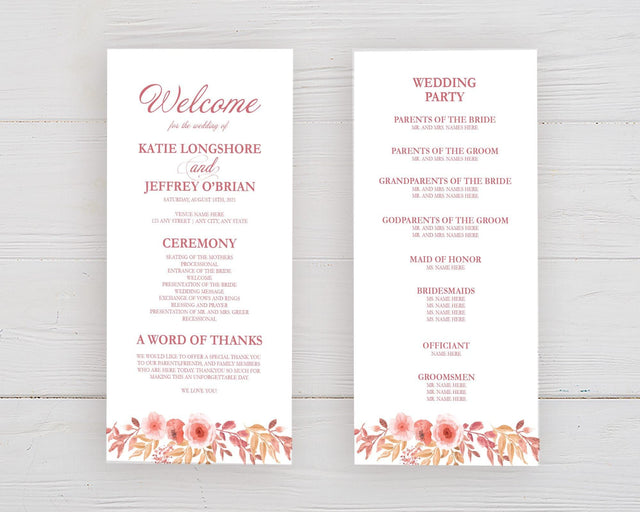 Rustic Roses Program - goprintplus