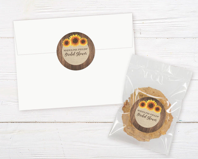 Rustic Sunflower Sticker - goprintplus