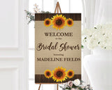 Rustic Sunflower Invitation - goprintplus