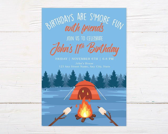 S'more Fun Invitation - goprintplus