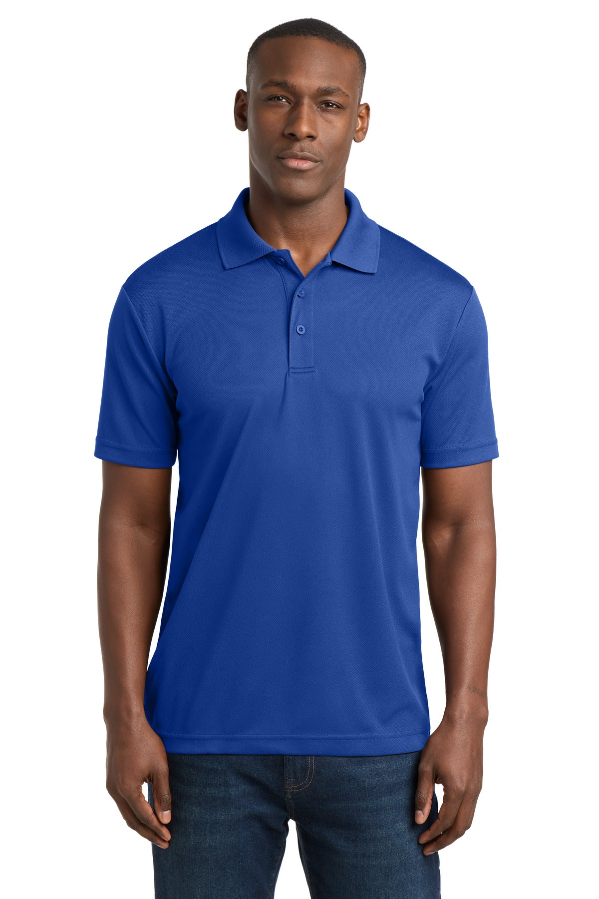 - Sport-Tek ®  PosiCharge ®  RacerMesh ®  Polo. ST640 -