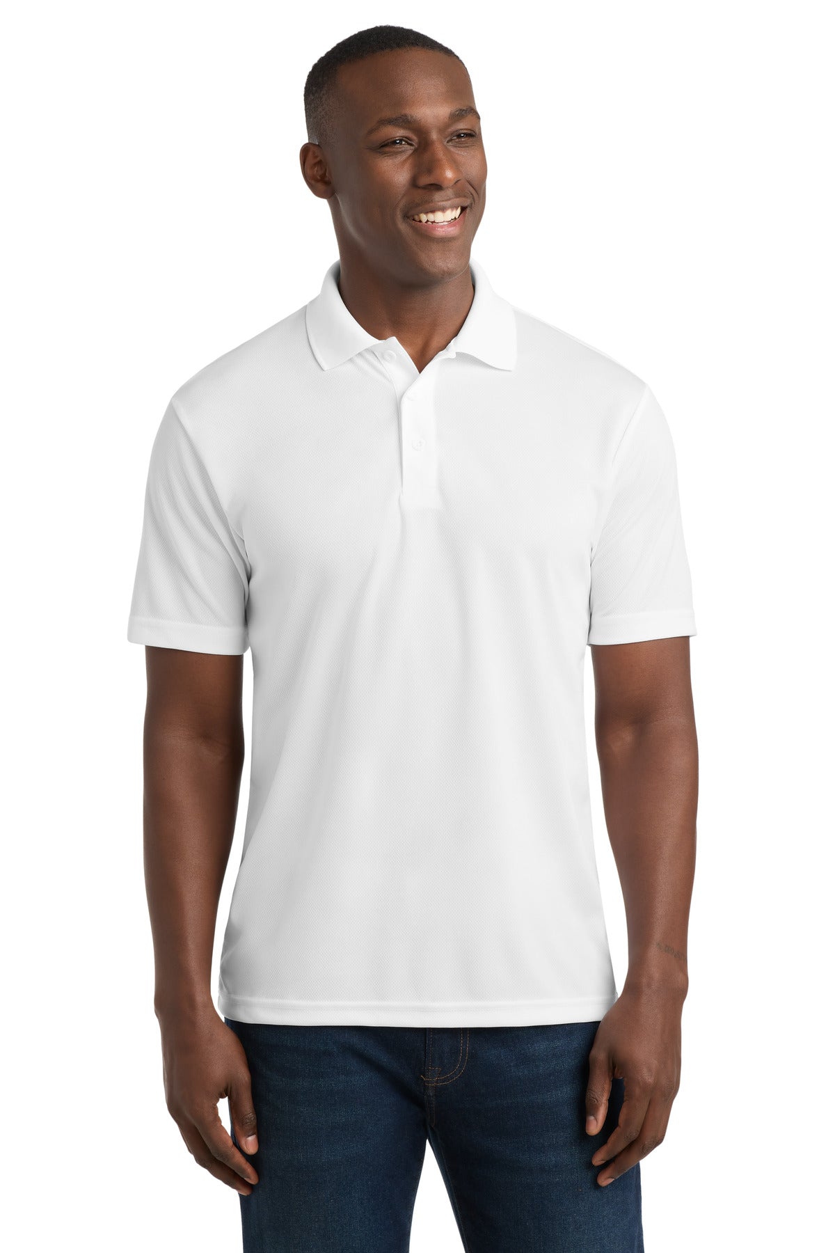 - Sport-Tek ®  PosiCharge ®  RacerMesh ®  Polo. ST640 -