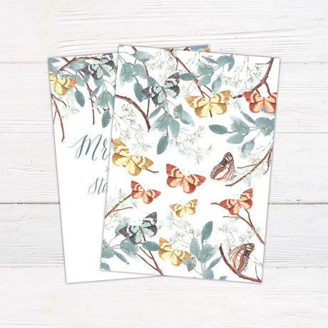 Sage Butterfly Invitations - goprintplus