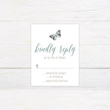 Sage Butterfly Invitations - goprintplus