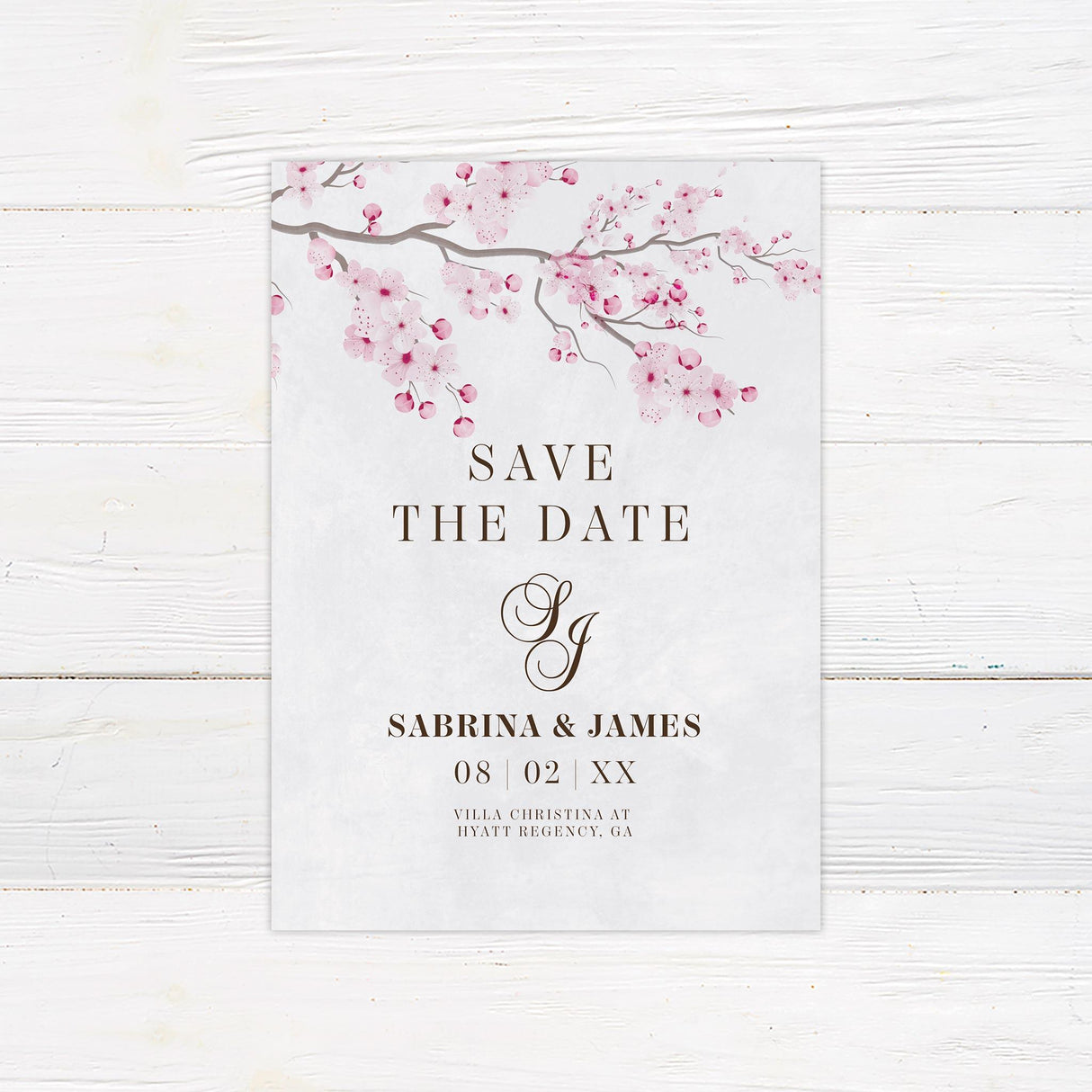 Sakura Flowers Invitation - goprintplus