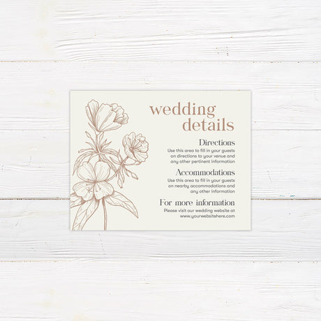 Sandrift Floral Details Cards - goprintplus