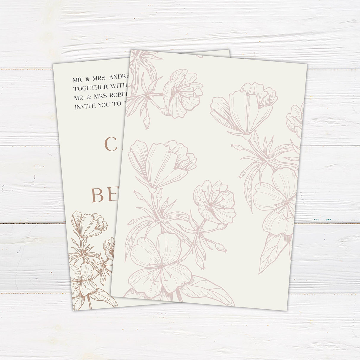 Sandrift Floral Invitations - goprintplus