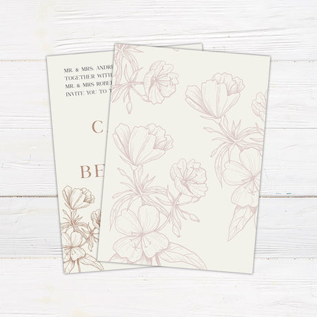 Sandrift Floral Invitations - goprintplus