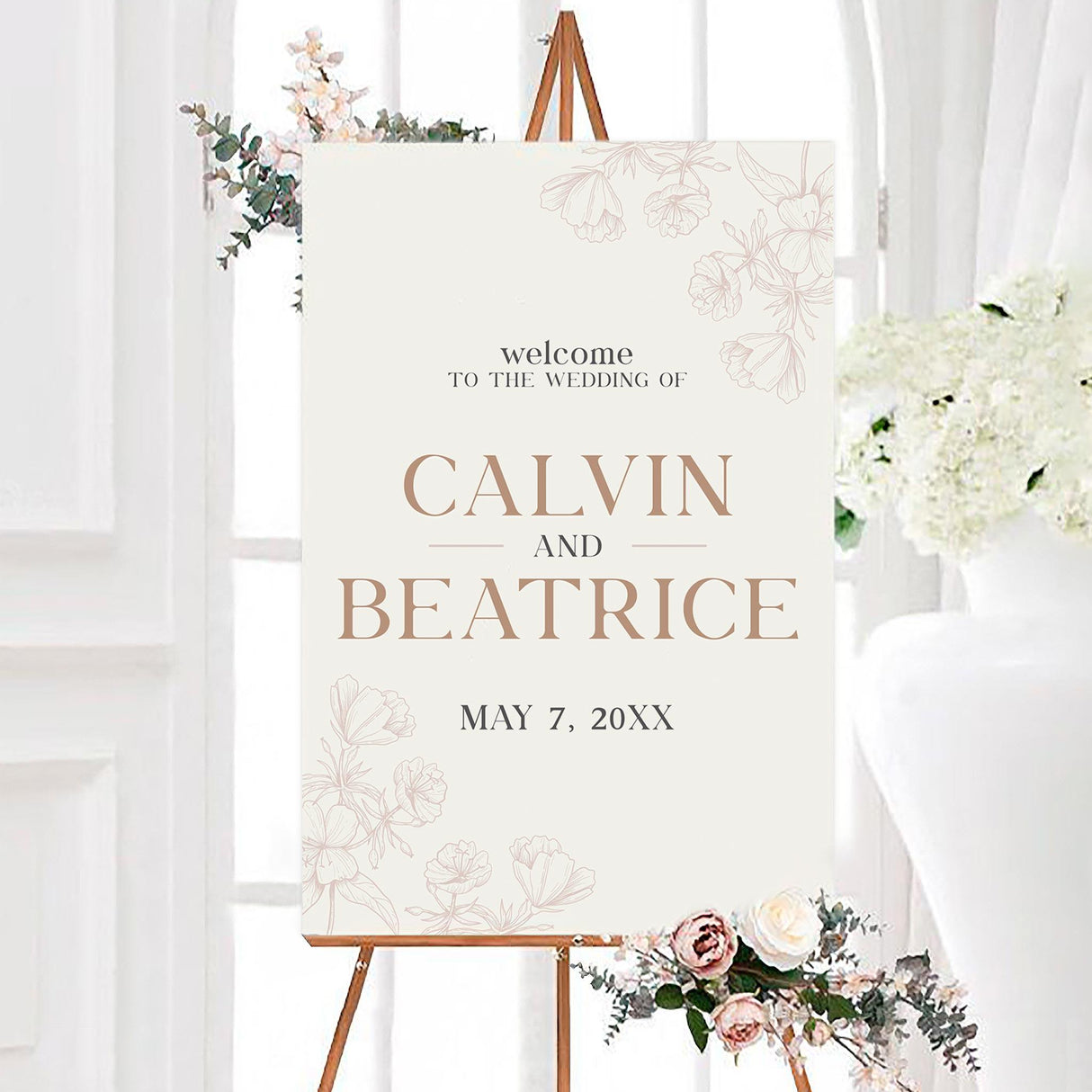 Sandrift Floral Invitations - goprintplus