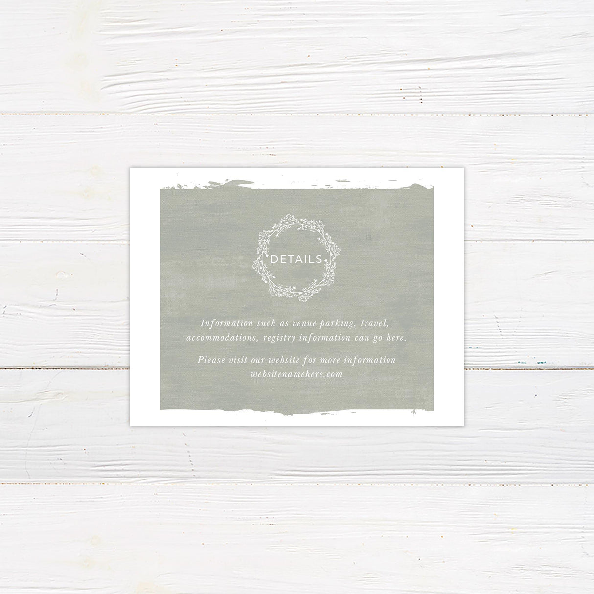 Seafoam Canvas Invitation - goprintplus