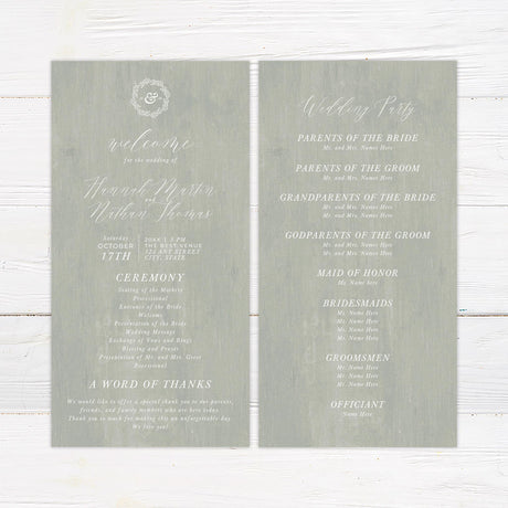 Seafoam Canvas Invitation - goprintplus