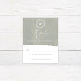 Seafoam Canvas Invitation - goprintplus