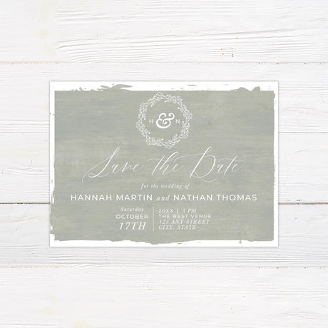 Seafoam Canvas Invitation - goprintplus