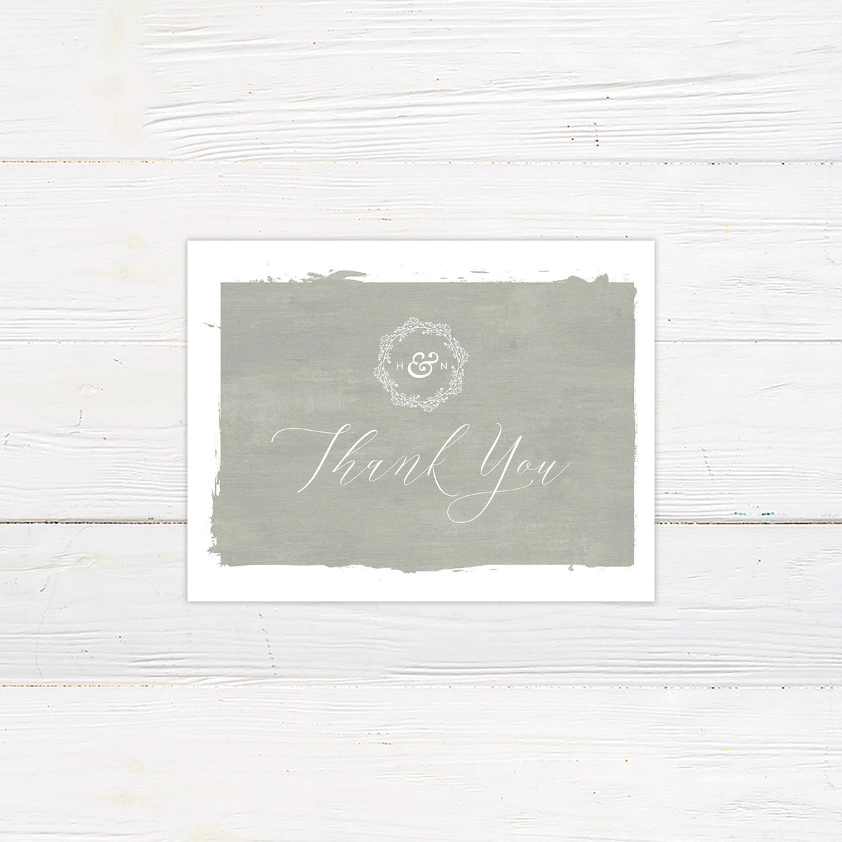 Seafoam Canvas Thank You Card - goprintplus