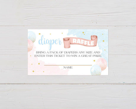 She or He Diaper Raffle Ticket - goprintplus