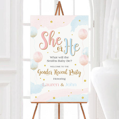 She or He Sign - goprintplus