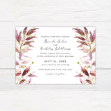 Shimmering Sprigs Invitations - goprintplus