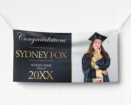 Side Photo Graduation Banner - goprintplus