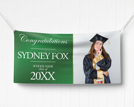 Side Photo Graduation Banner - goprintplus