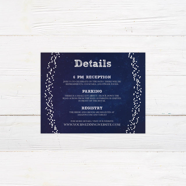 Silver Glitter Details Cards - goprintplus