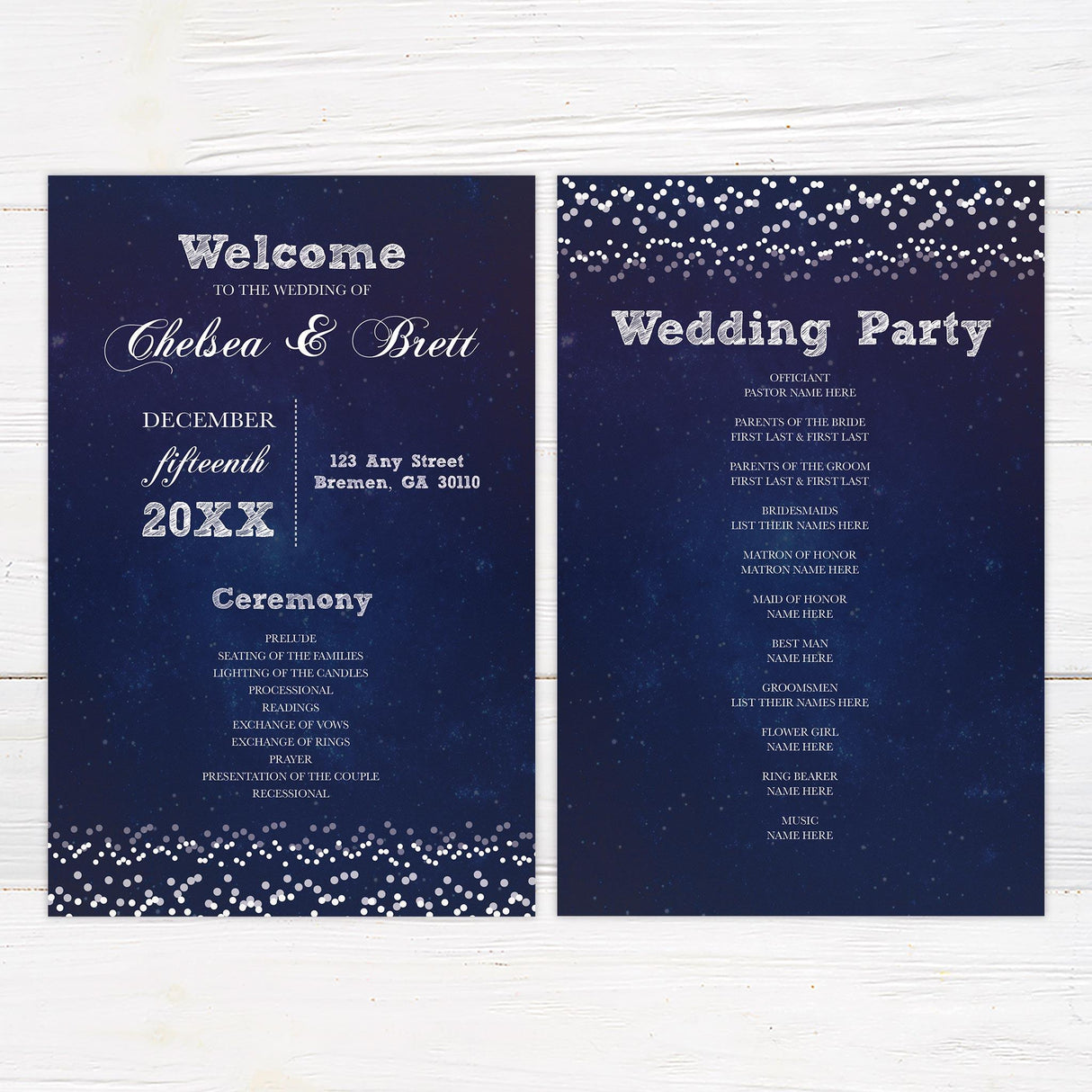 Silver Glitter Invitations - goprintplus