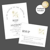 Simple Arch Foil Invitation - goprintplus