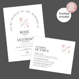 Simple Arch Foil Invitation - goprintplus