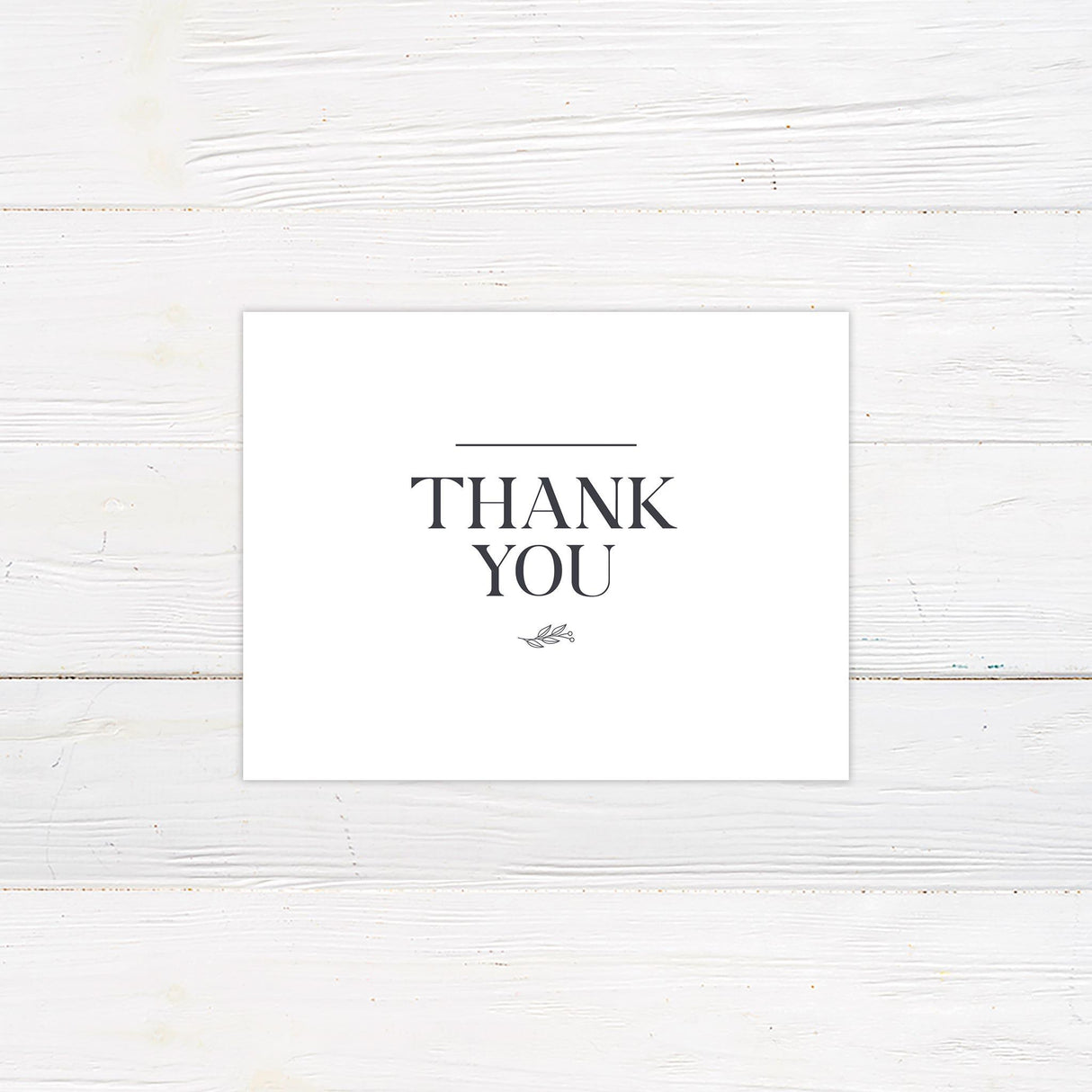 Simple Arch Thank You Card - goprintplus