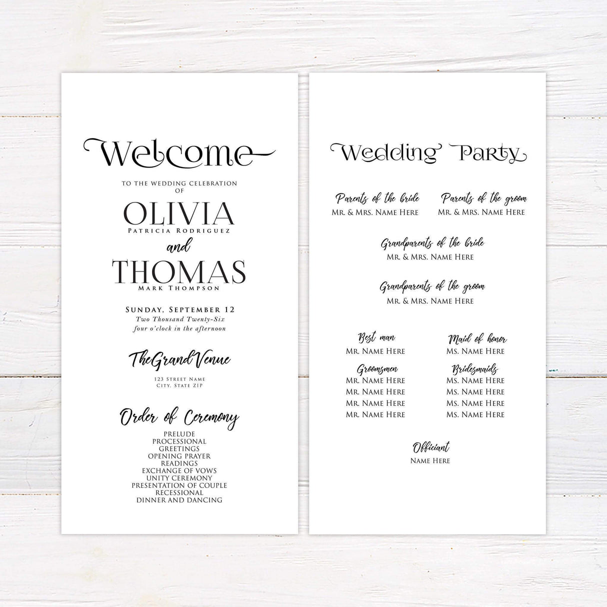 Simple Basic Invitations | Go Print Plus