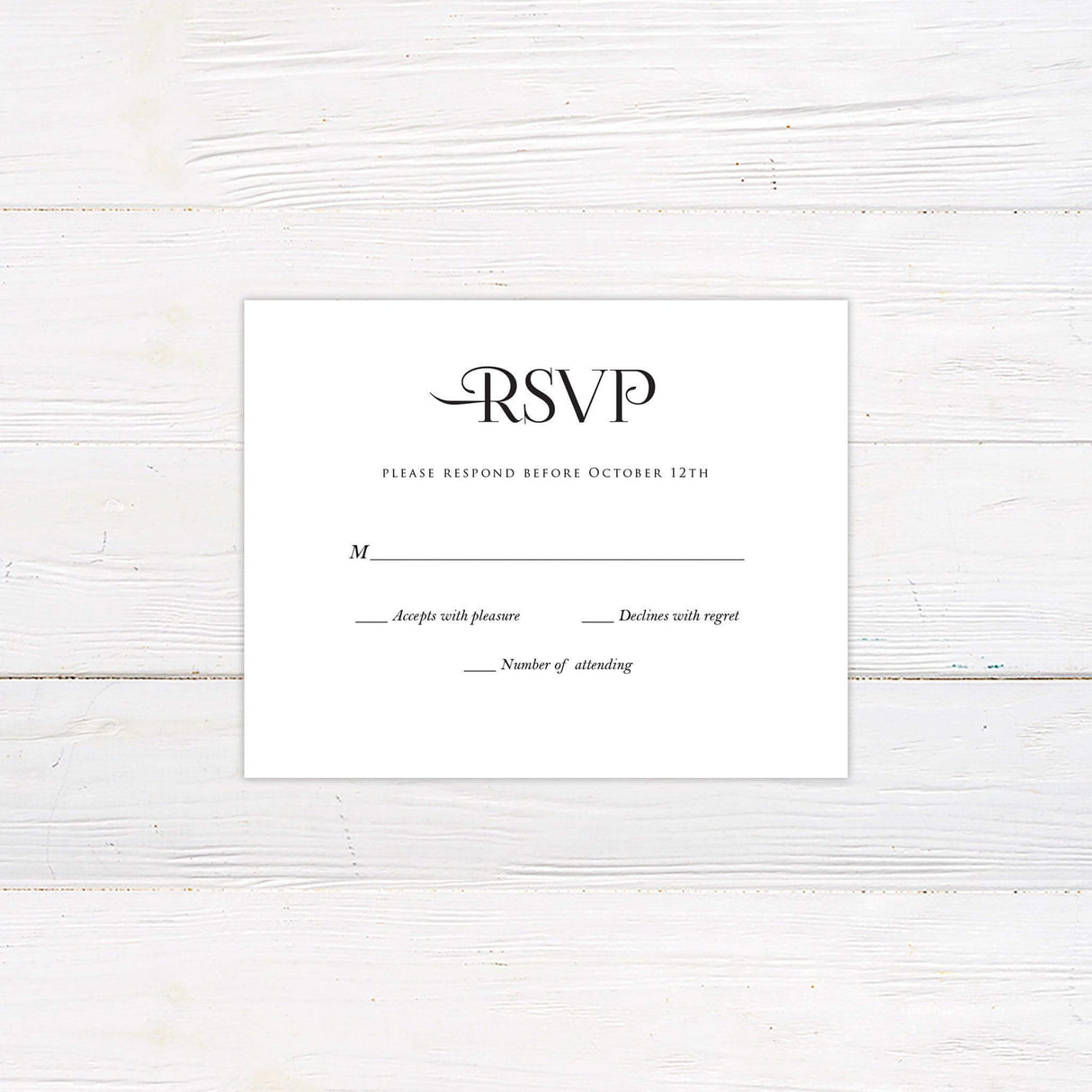 Simple Basic Invitations | Go Print Plus