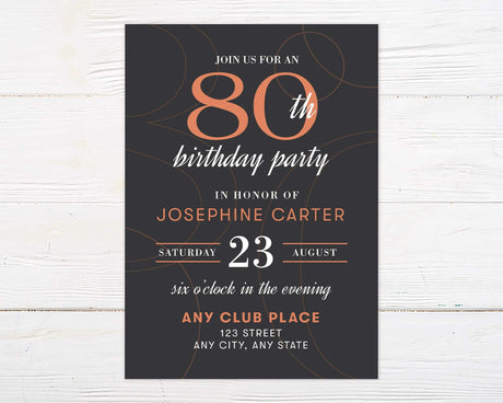 Simple Birthday Invitation - goprintplus