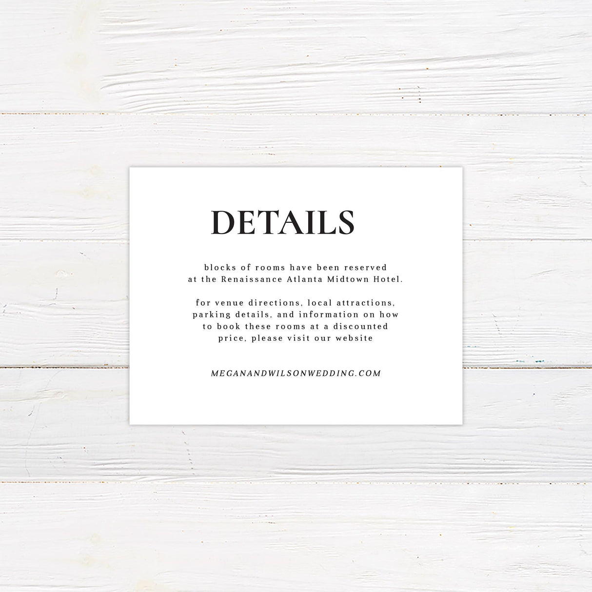 Simple Bold Minimalist Invitation - goprintplus