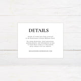 Simple Bold Minimalist Invitation - goprintplus