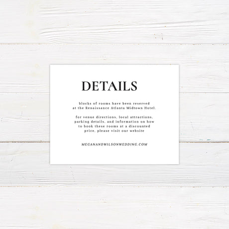 Simple Bold Minimalist Invitation - goprintplus