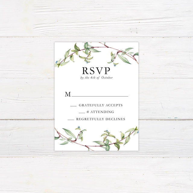 Simple Branches RSVP - goprintplus