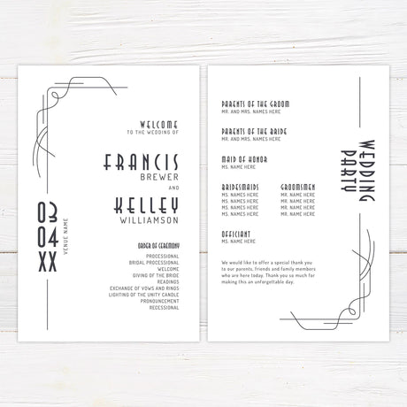 Simple Deco Invitations - goprintplus