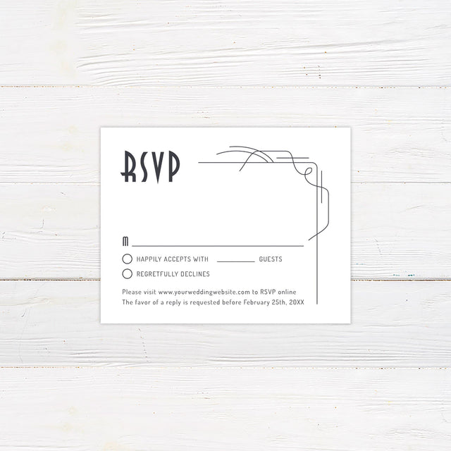 Simple Deco RSVP - goprintplus