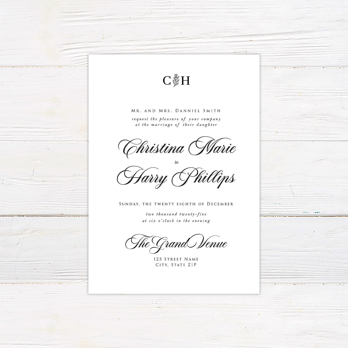 Simple Formal Invitations - goprintplus