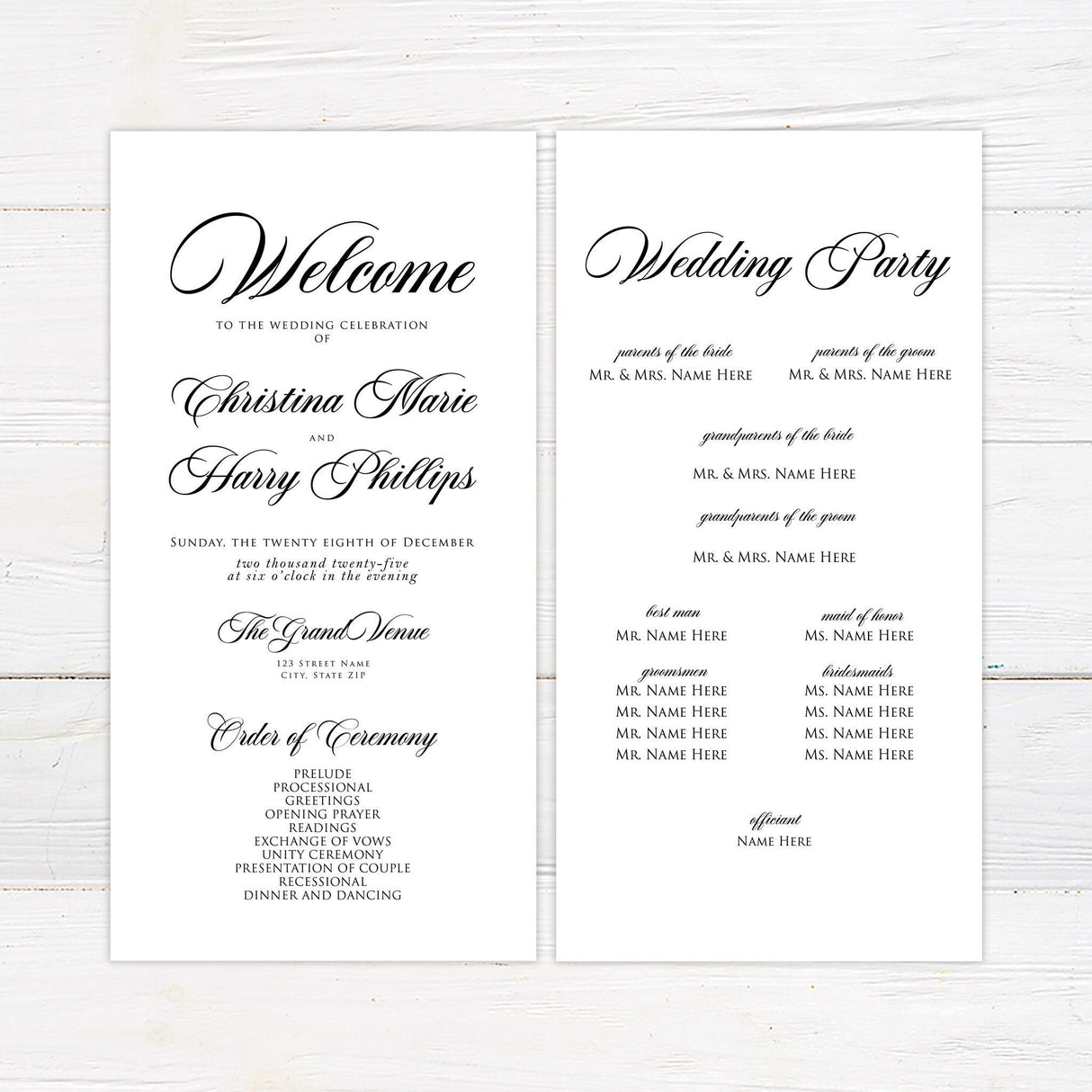 Simple Formal Invitations - goprintplus