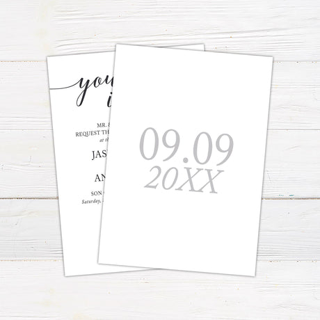 Simple Wedding Invitation - goprintplus