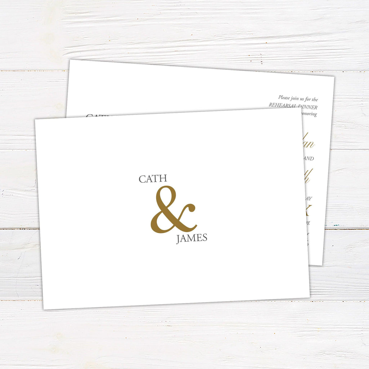 Simple Names Invitation - goprintplus