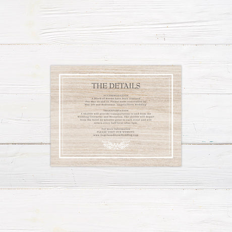 Simple Rustic Invitation - goprintplus