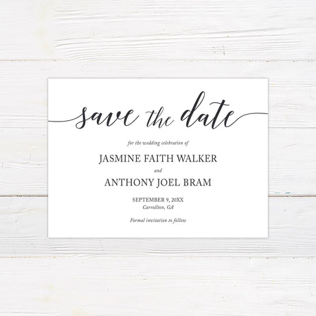 Simple Wedding Invitation - goprintplus