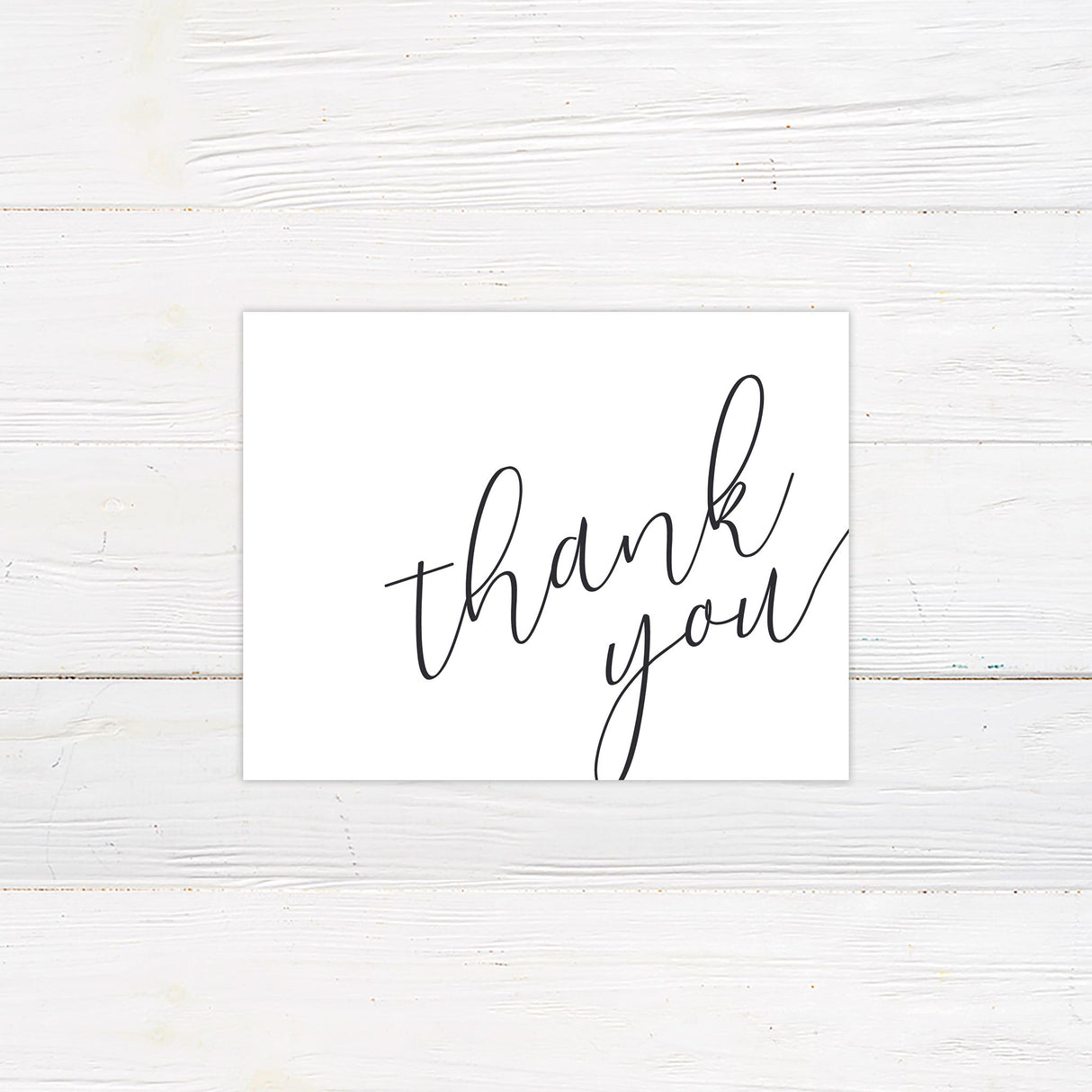 Simple We Do Thank You Card