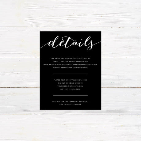 Simply Elegant Details Cards - goprintplus