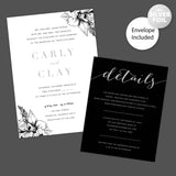 Simple Elegant Foil Invitation - goprintplus